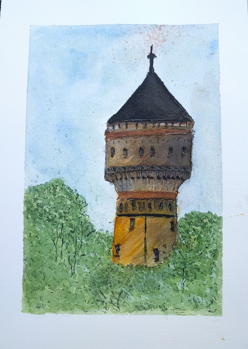 Ehemaliger Wasserturm in Lippstadt, NRW