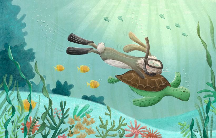 My project for course: Children’s Illustration with Procreate: Paint Magical Scenes 1