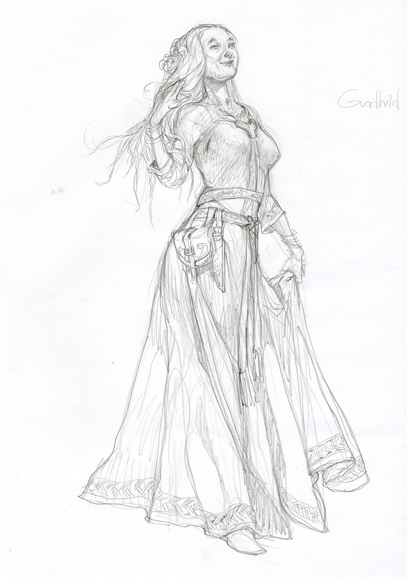 Gunhild, sketch