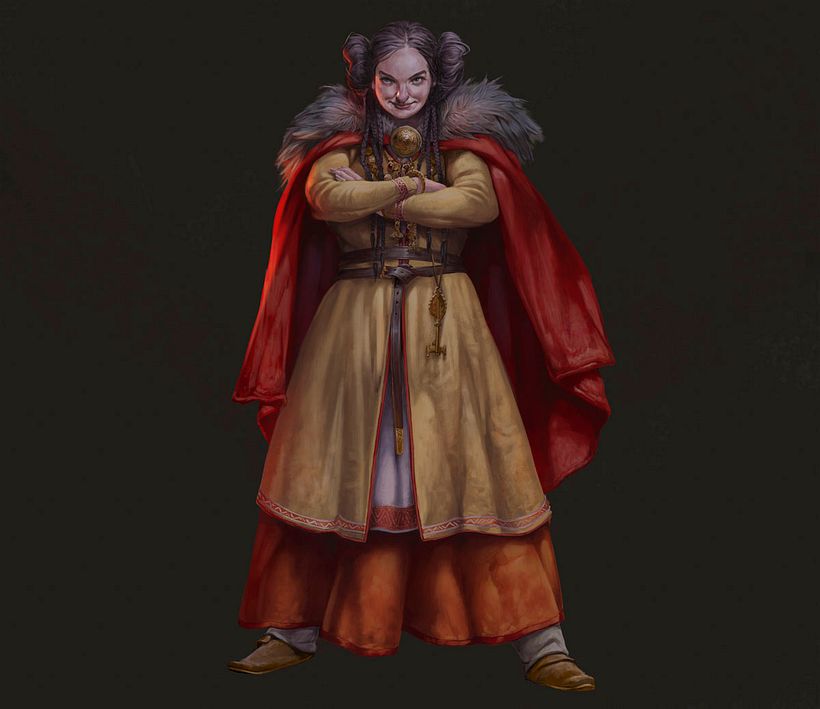 Thyra, final painting