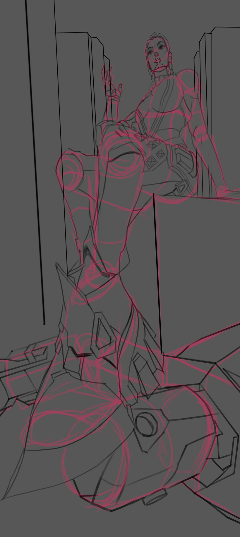 Base y lineas guia.