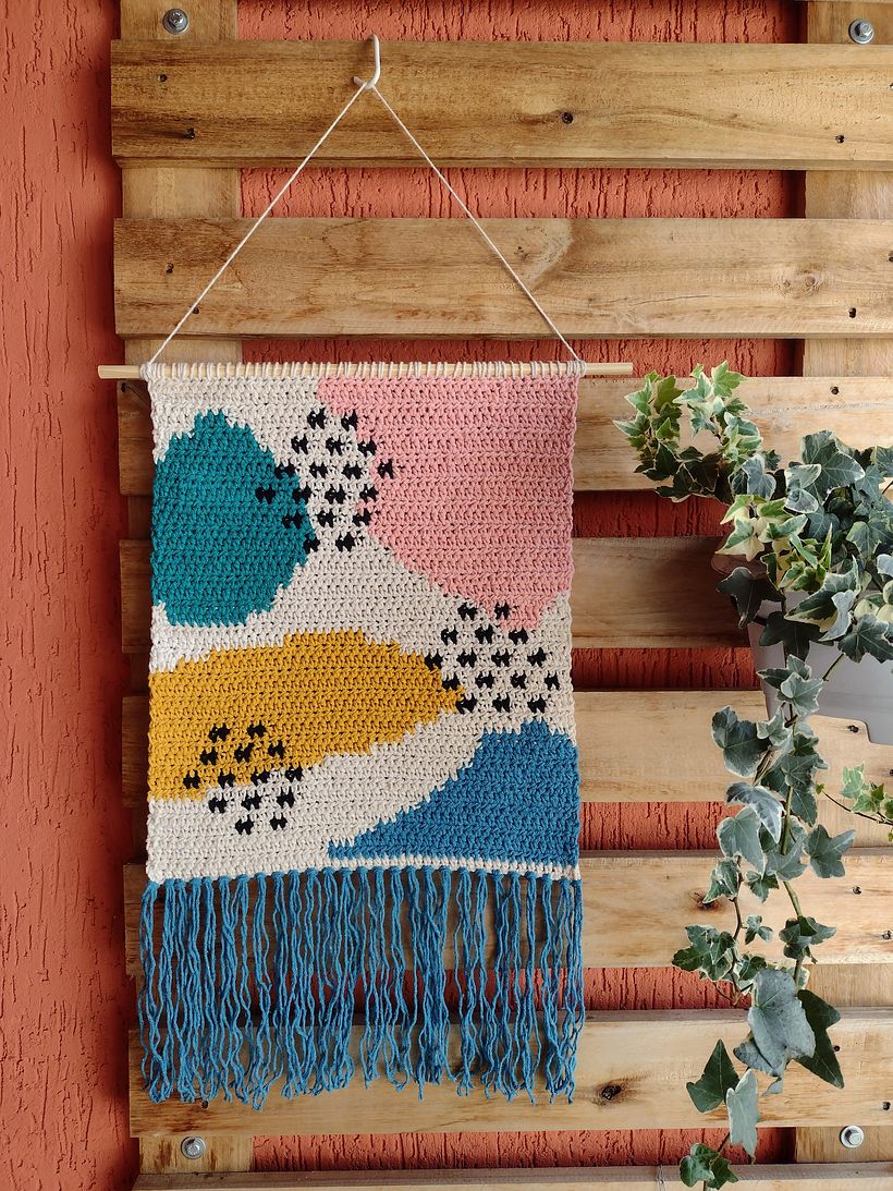 Meu projeto do curso: Intarsia crochê: teça suas tapeçarias 2