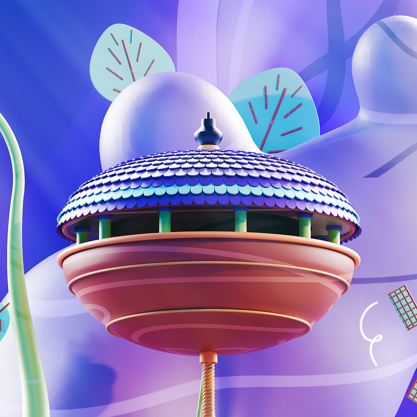 Korin Tower close up