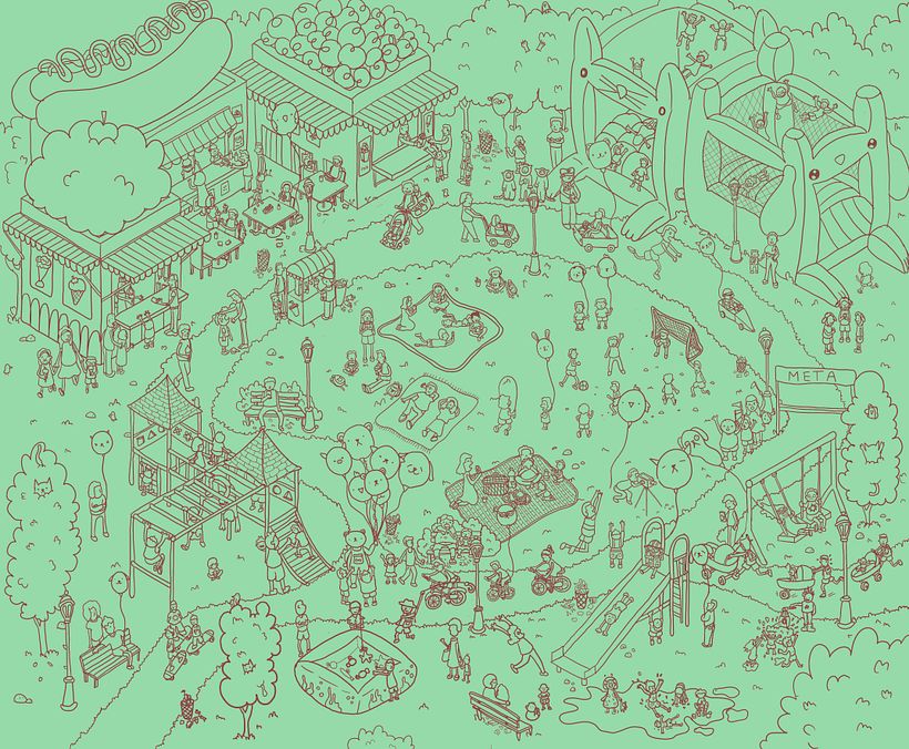 Mi proyecto del curso: Ilustración de estilo search and find en Procreate 3