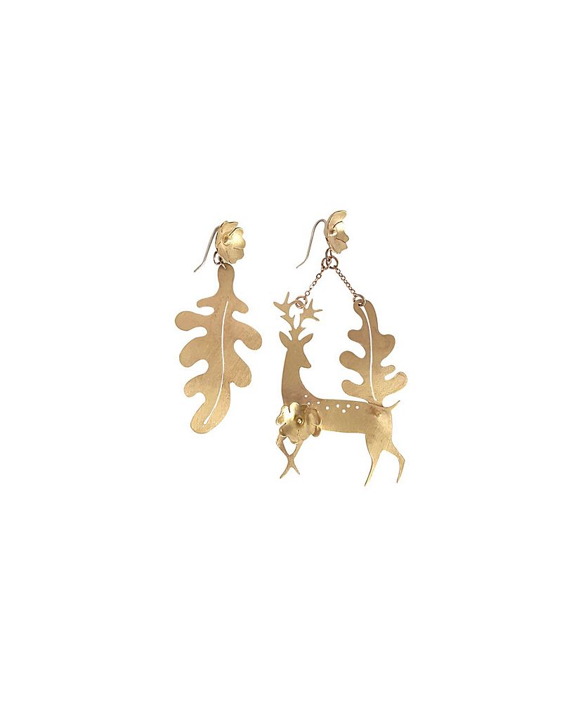 Oh My Deer! - Asymmetrical Earrings