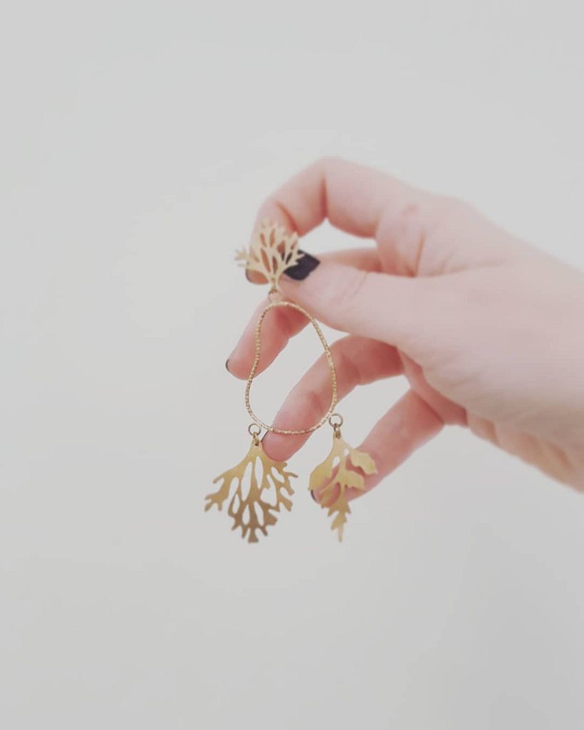 Rewilding - Earrings detail