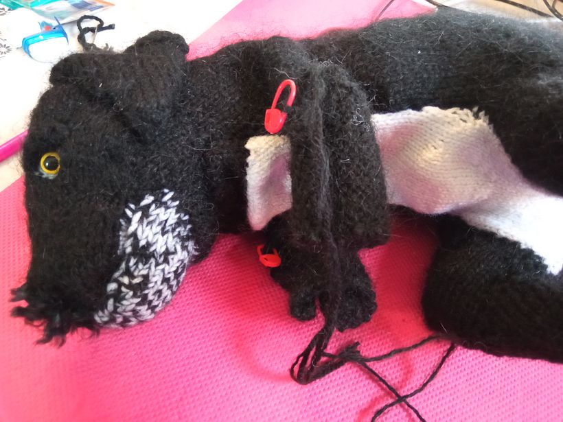 My project for course: Knitting Realistic Stuffed Animals: Make a Puppy from Yarn 2