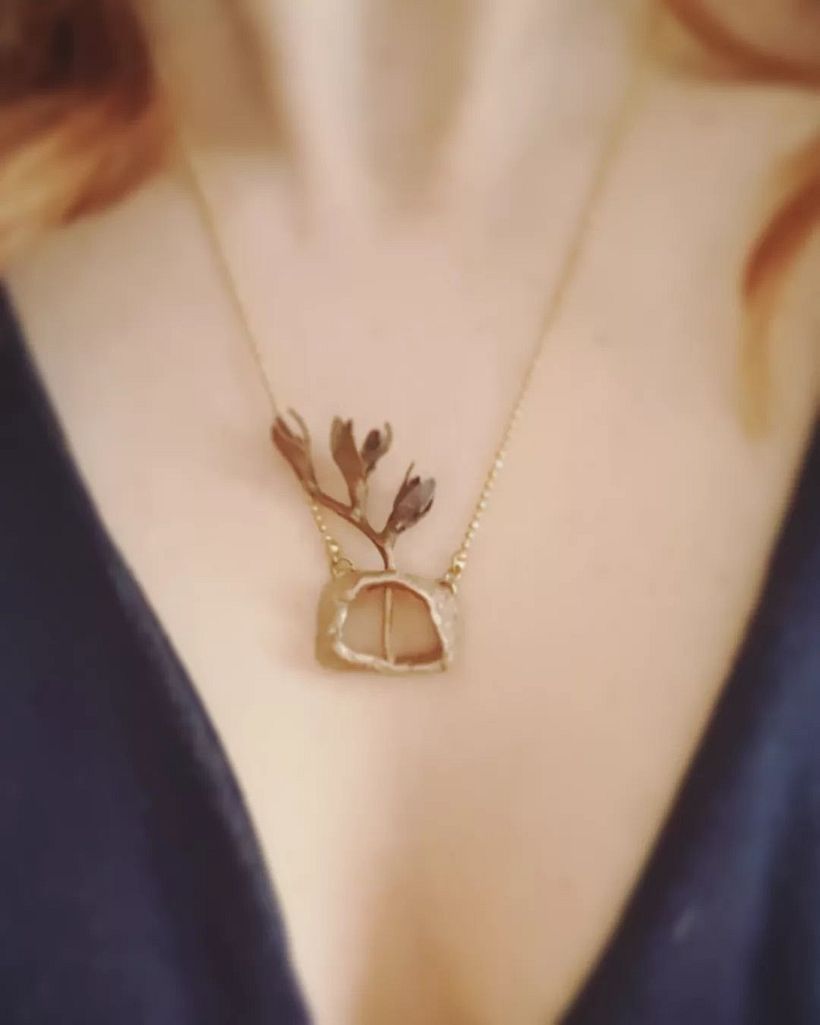 ''Madness'' Pendant. 'I have felt the wind on the wing of madness' - C. Baudelaire