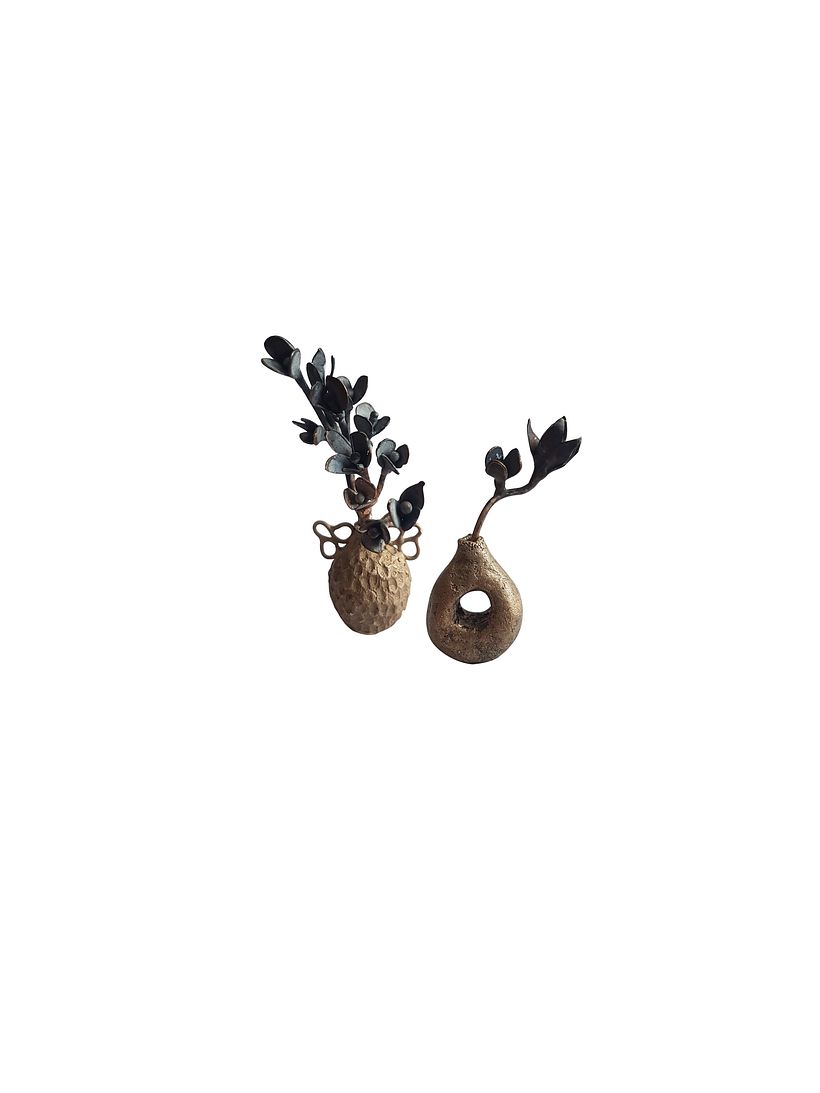 ''Soul'' & ''Scent'', Wearable sculpture - Pendants. 'And all my soul is scent and melody' - C. Baudelaire