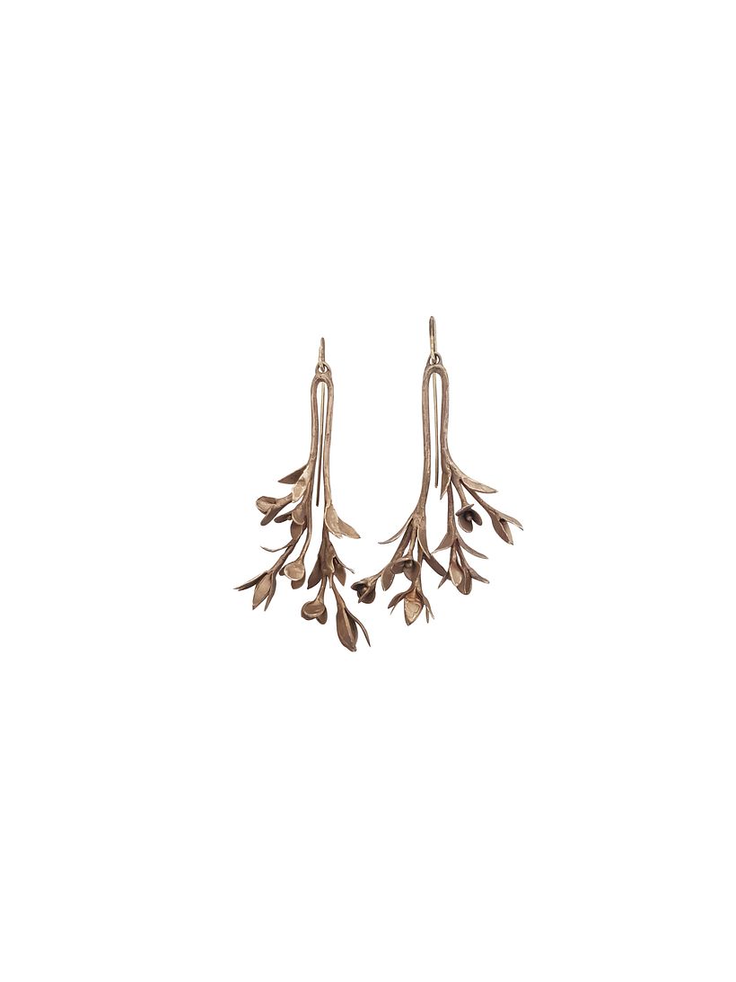 'Music', earrings. 'Music fathoms the sky'