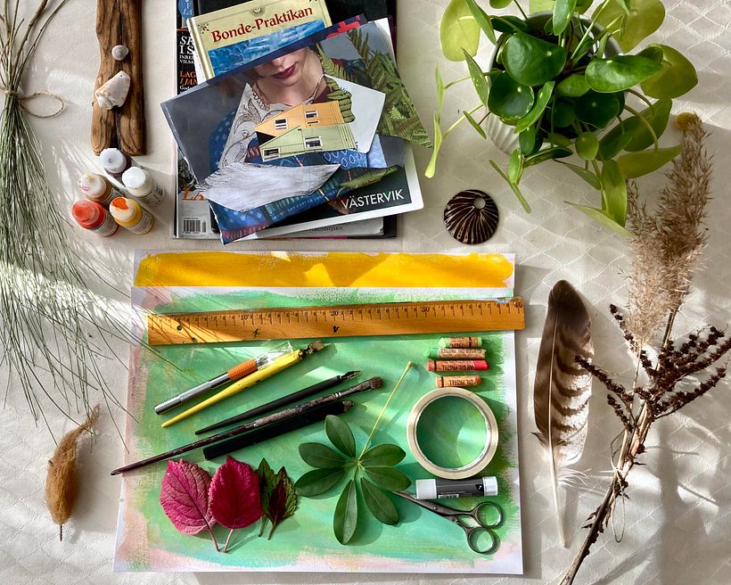 My stuff for collage.