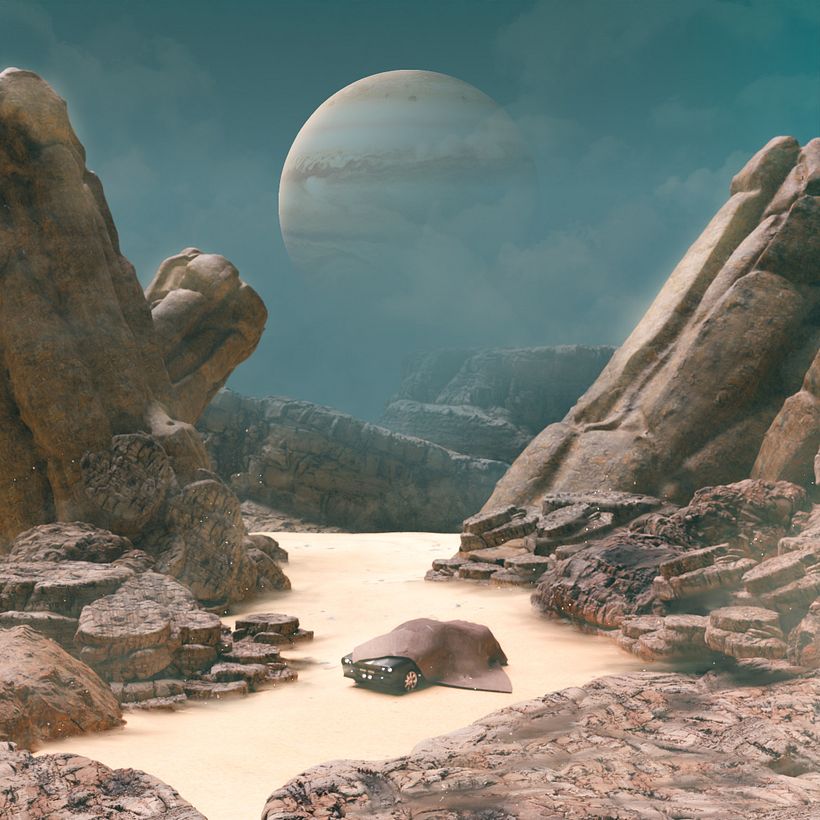 My project for course: Fantastic 3D illustration with Blender 1