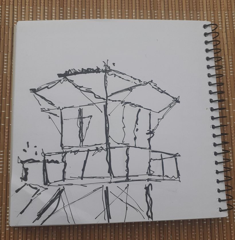 My project for course: Expressive Architectural Sketching with Colored Markers 4