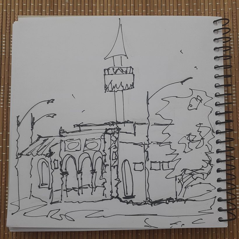 My project for course: Expressive Architectural Sketching with Colored Markers 5
