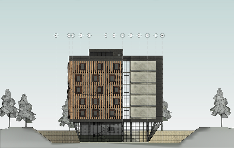 Mi proyecto del curso: Modelado de edificios paramétricos con Revit 1