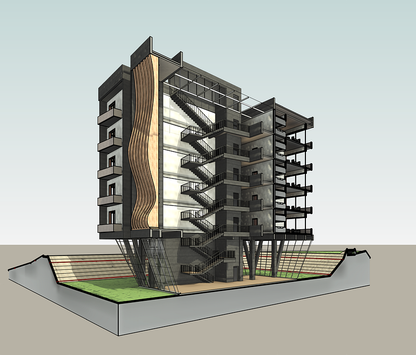 Mi proyecto del curso: Modelado de edificios paramétricos con Revit 5