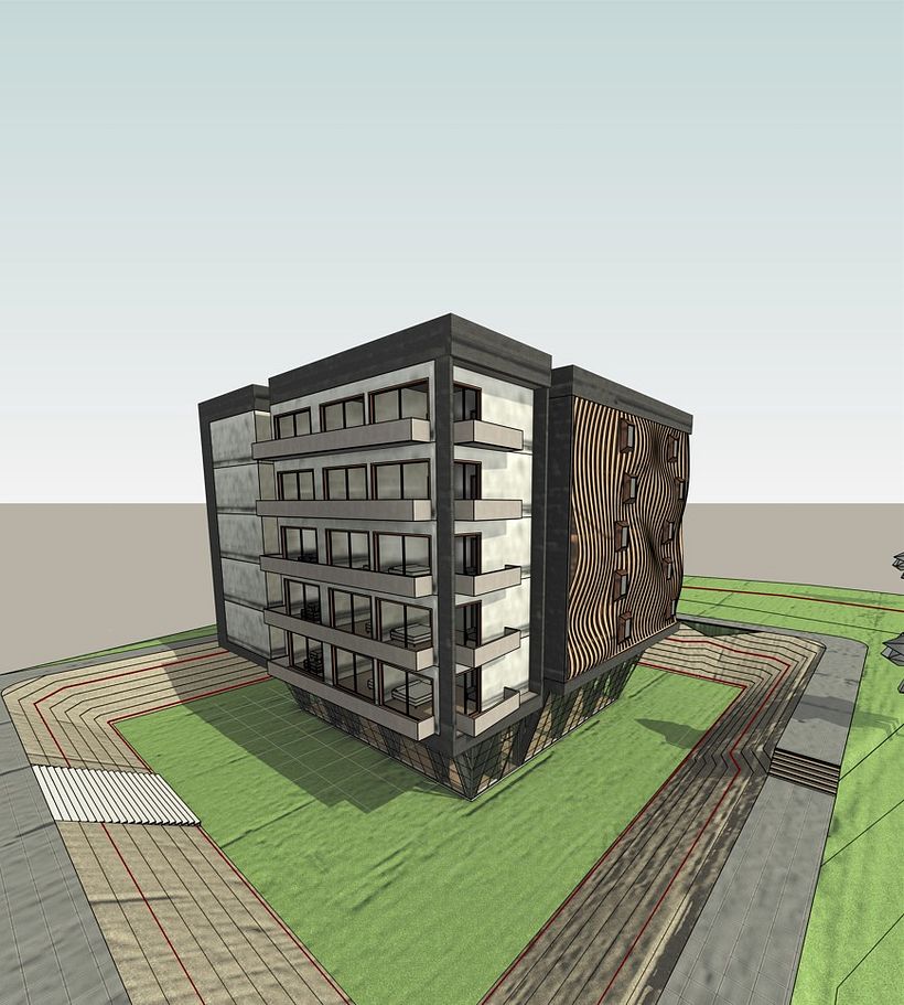 Mi proyecto del curso: Modelado de edificios paramétricos con Revit 9
