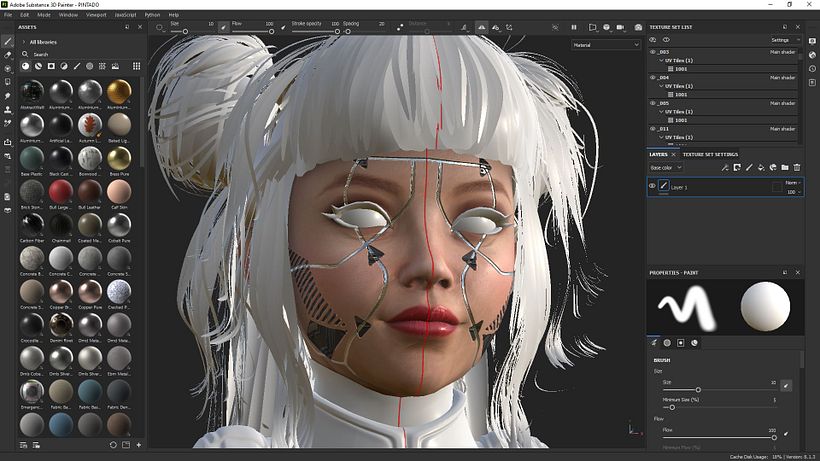 GIRL CARTOON BY Oscar creativo  free model 3d  10