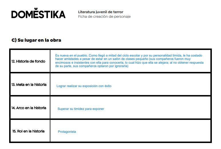 Ficha de personaje C