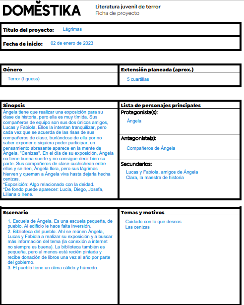 Plantilla del proyecto 1
