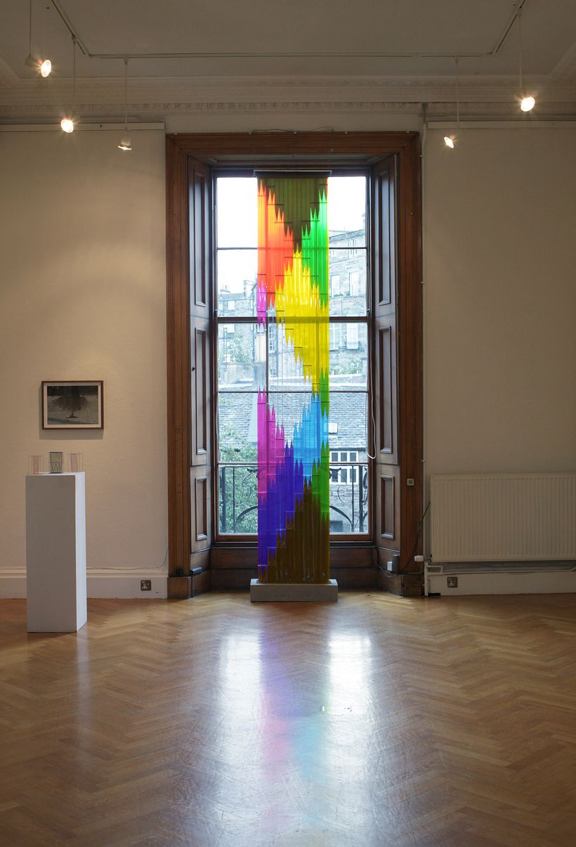 CMYK - Colour changing KUFtwist installation for RCA final show