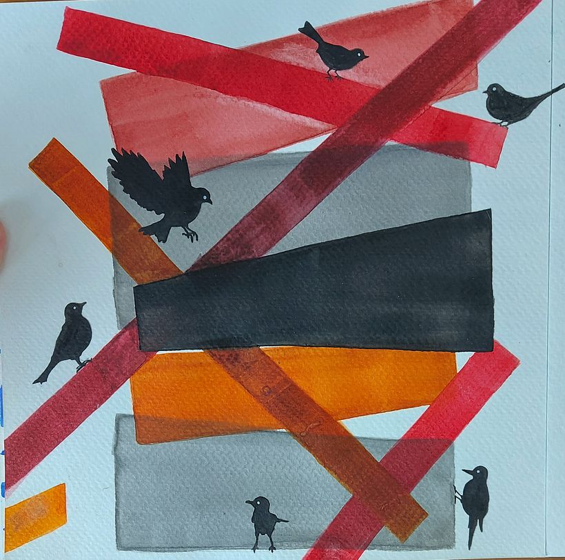 Transparency is hard. But i like the vibrant colors mixed with dark ones. I was listening to a true crime podcast. Can you te
