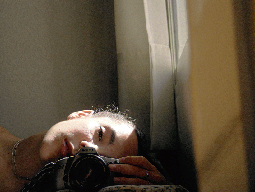 Autoretrato Cámara analógica Kodak ColorPlus 200