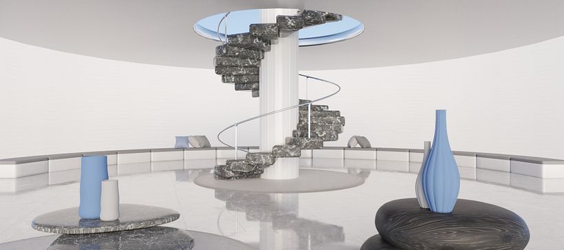 Mi proyecto del curso: ArchViz de interiores: crea diseños 3D surrealistas con Blender 5