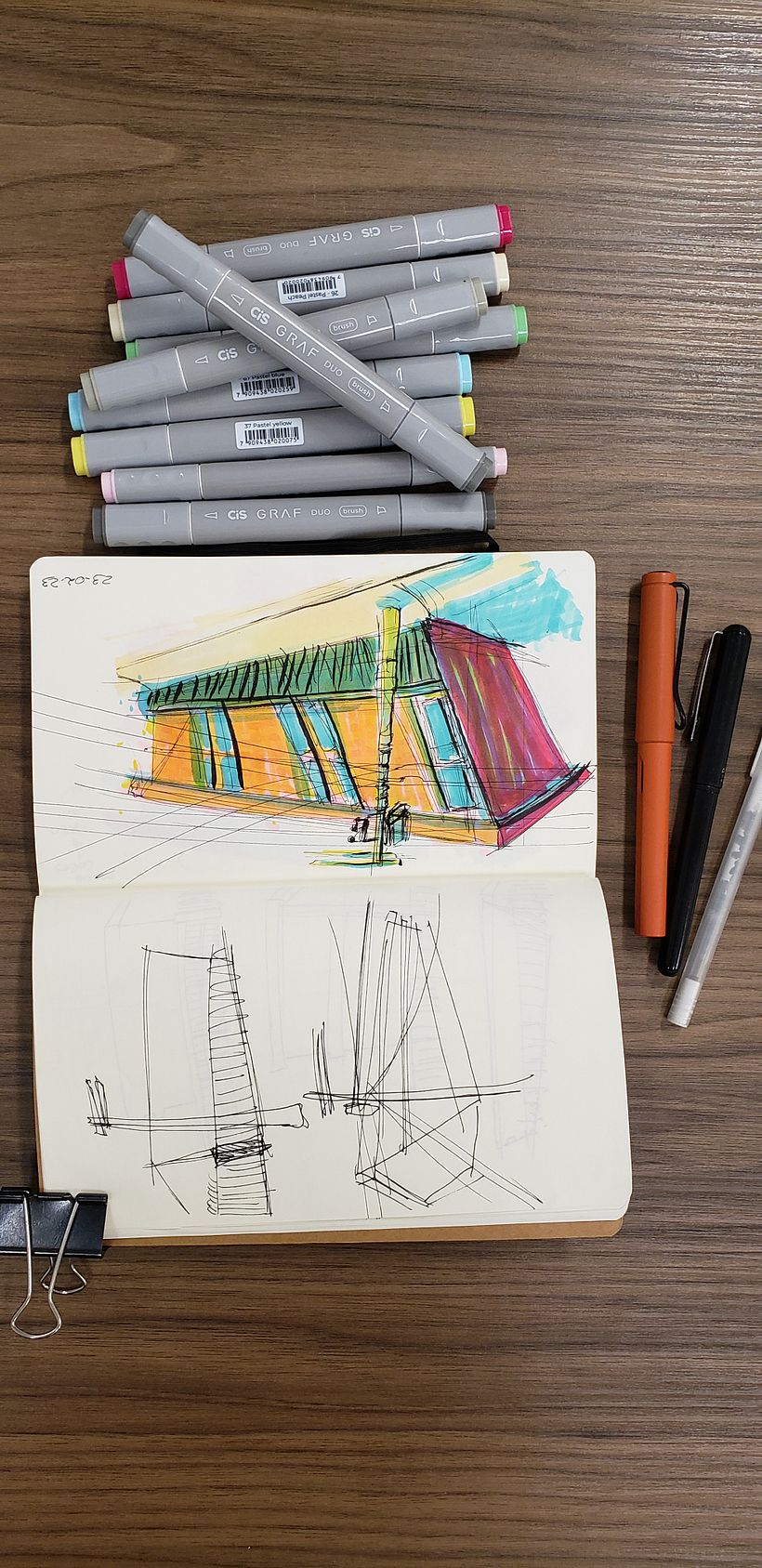 Thumbnails e Rascunho