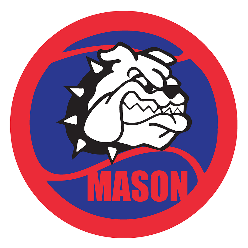 Mason Bulldogs Tennis Logo 3