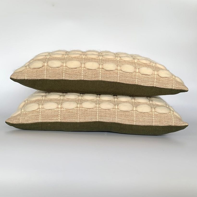 Love how the green sets off the cream colour. Client's colour request.