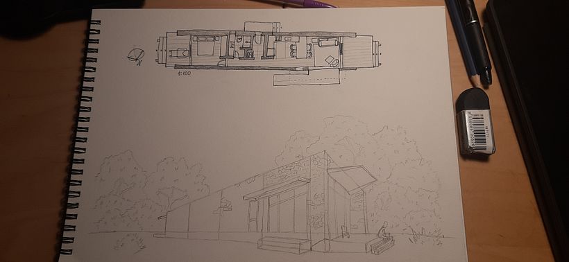 Mój projekt z kursu: Odręczna ilustracja architektoniczna 3