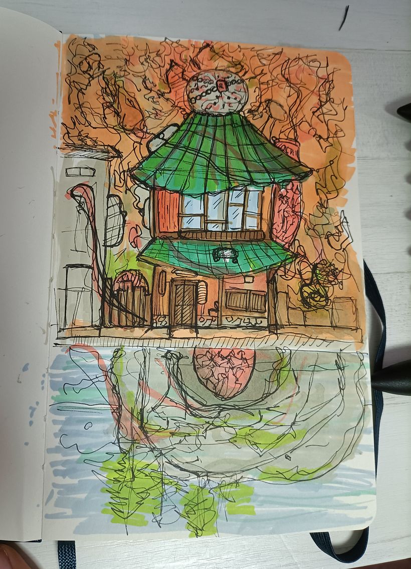 My project for course: Expressive Architectural Sketching with Colored Markers 2