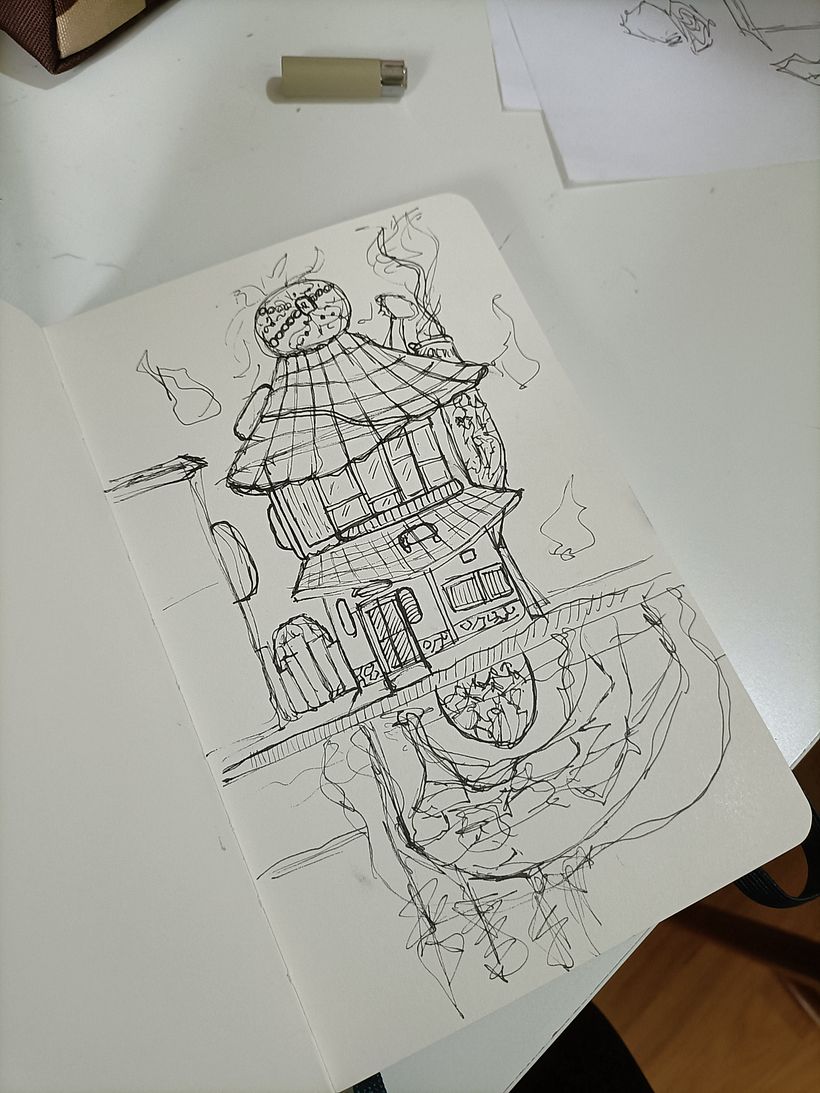 My project for course: Expressive Architectural Sketching with Colored Markers 4