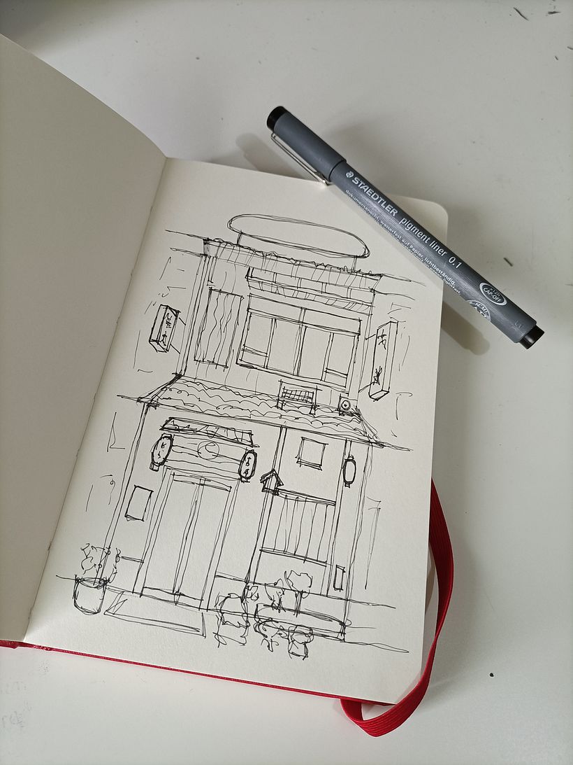 My project for course: Expressive Architectural Sketching with Colored Markers 6