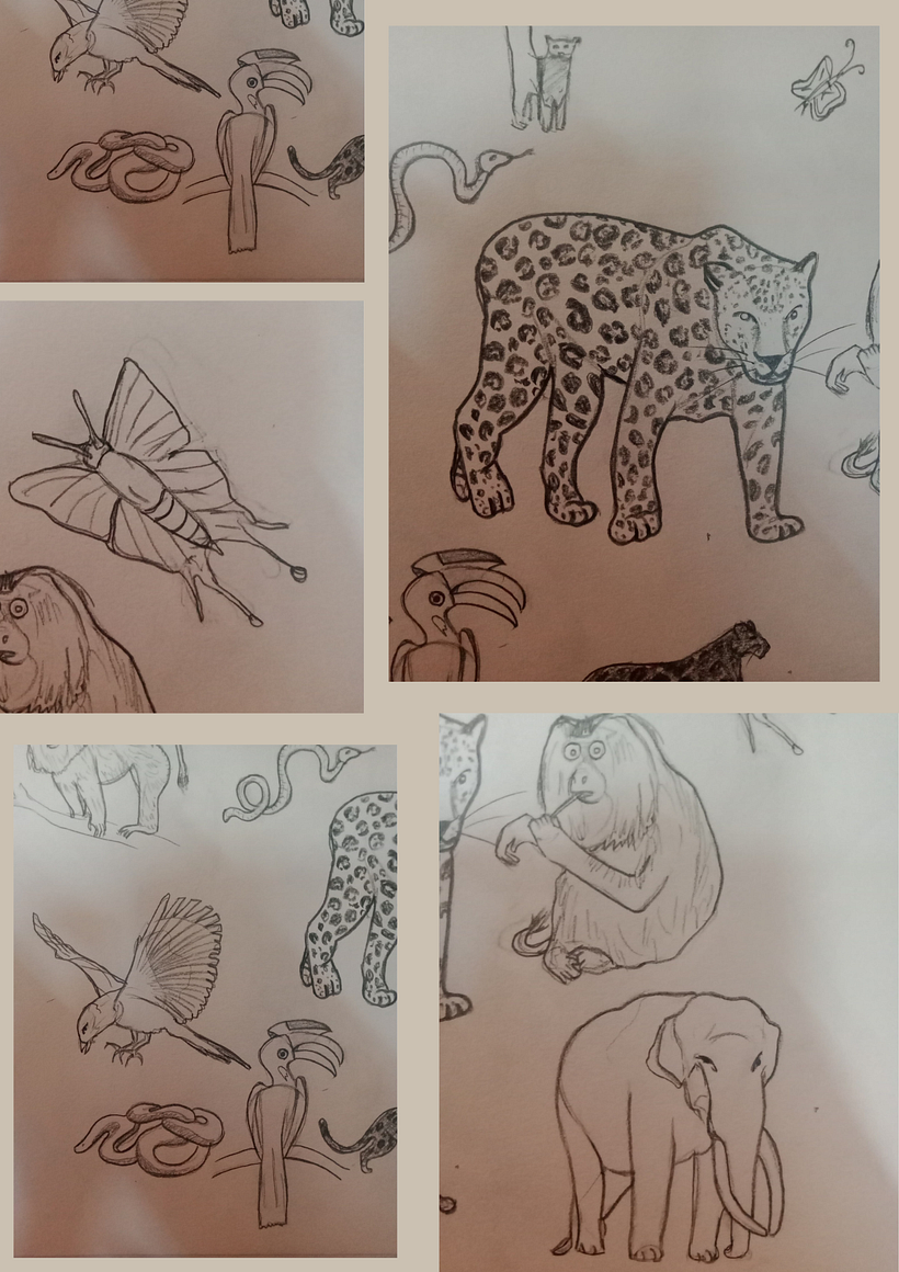 My project for course: Digital Pattern Illustration Inspired by Flora and Fauna 4
