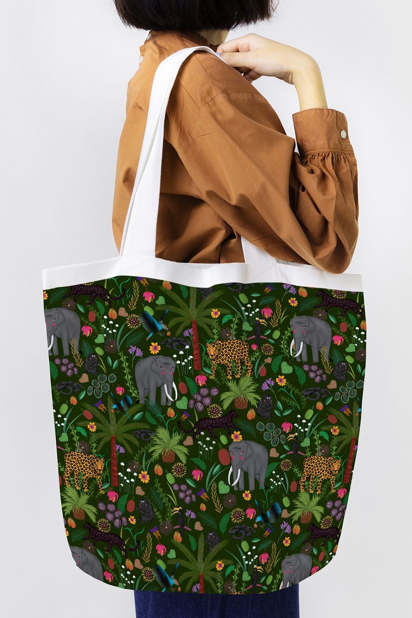 My project for course: Digital Pattern Illustration Inspired by Flora and Fauna 8