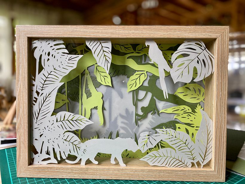 Meu projeto de curso: Papercut: Crie cenas profundas em papel 4