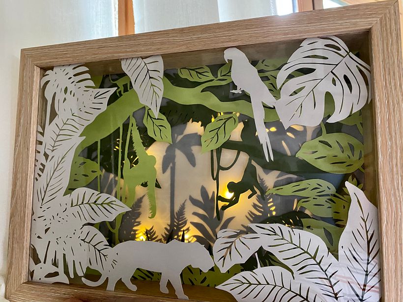 Meu projeto de curso: Papercut: Crie cenas profundas em papel 5