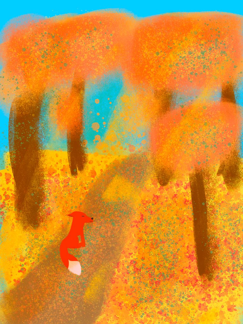 Mon projet du cours : Scènes atmosphériques colorées et lumineuses sur Procreate 3
