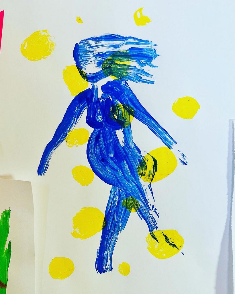 Mon projet du cours : Illustration expérimentale à l'encre de Chine et la peinture acrylique 2