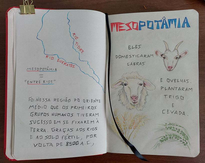 Meu projeto do curso: Diário de viagem ilustrado com técnicas mistas 2