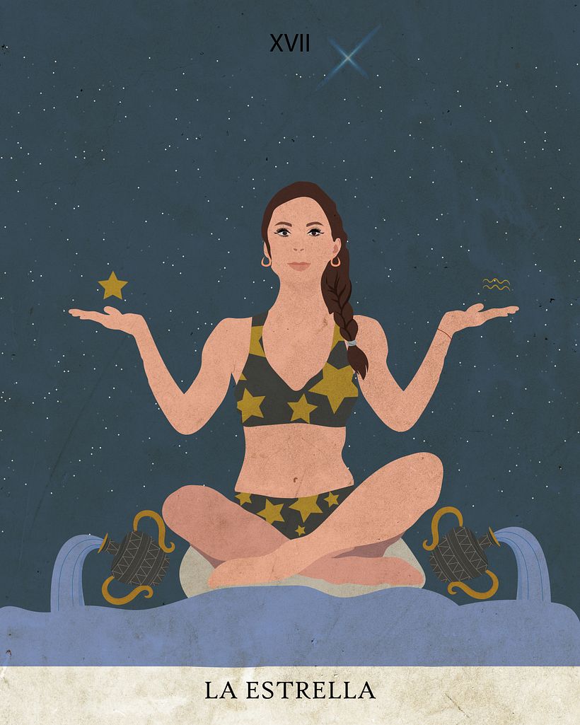 Carta la Estrella. Arcano Mayor 