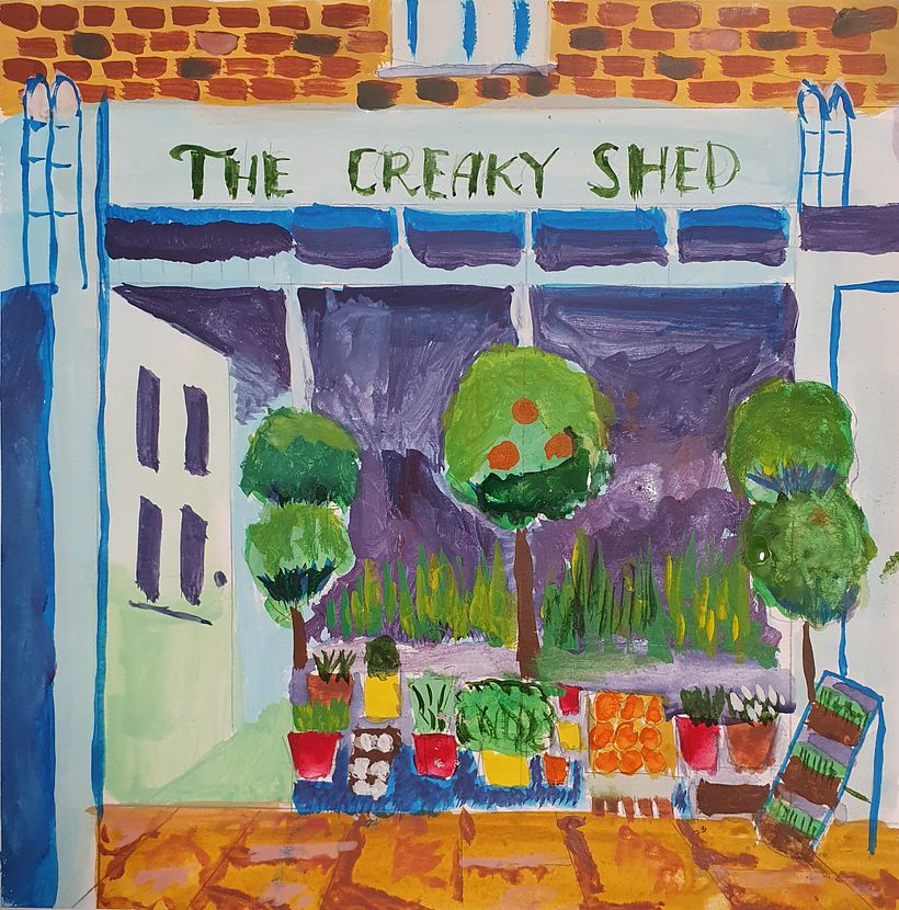 My project for course: Vibrant Urban Illustration with Gouache Paint 2