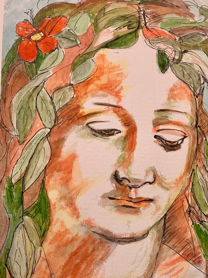 My project for course: Artistic Portrait with Watercolors 5