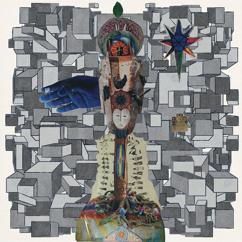 analog collage + digital illustration experiment 2