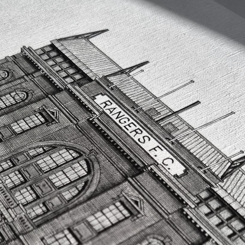 Ibrox Stadium Illustration 3