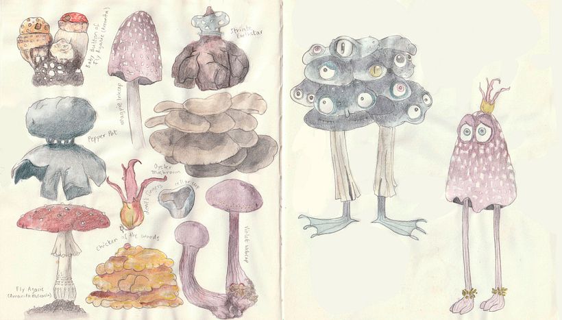 Mi proyecto del curso: Sketchbook de naturaleza fantástica: dibuja criaturas de otro mundo 1