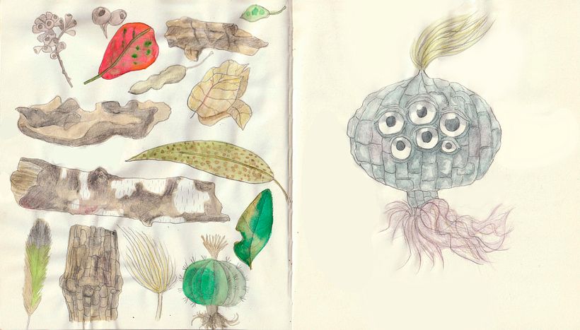 Mi proyecto del curso: Sketchbook de naturaleza fantástica: dibuja criaturas de otro mundo 3