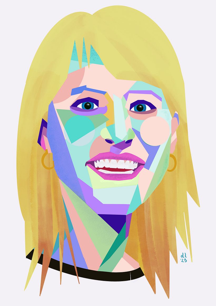 My project for course: Geometric Portraits with Procreate 2